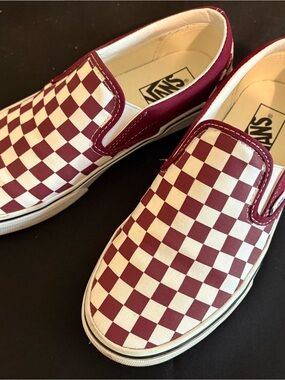 Vans Classic Slip-On Checkerboard Shoe